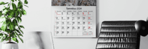 Seinäkalenteri omista kuvista