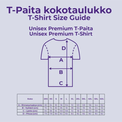 Unisex T-Paita, omalla Kuvalla - Image 4