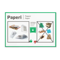 Tuotekuva Säänkestävä HSY paperinkeräysjuliste