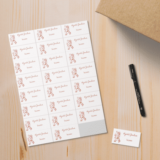 Pakettitarrat A4 arkilla