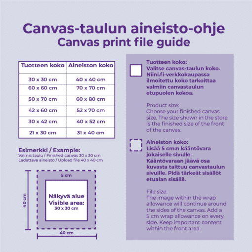 Canvas-taulu 50x70 cm - Image 2