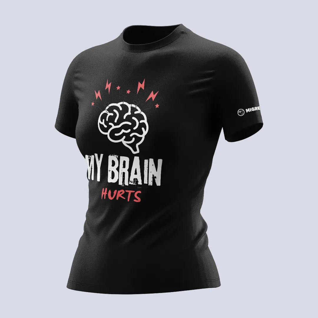 My Brain Hurts T-paita | Niini x Suomen Migreeniyhdistys - Image 2